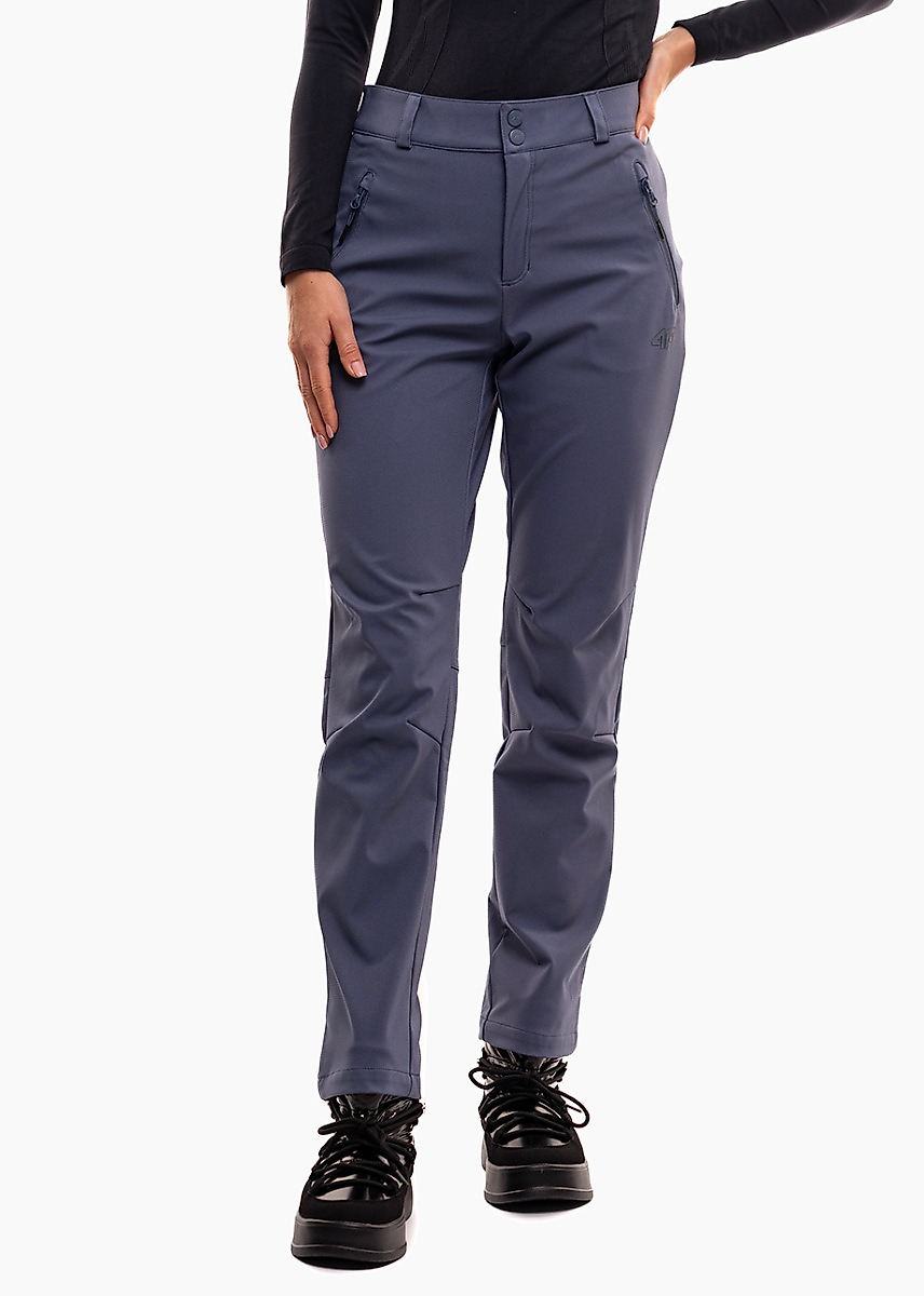 4F Pantaloni de trekking pentru femei Softshell FNK F0988 4FWAW25TFTRF0988 32S
