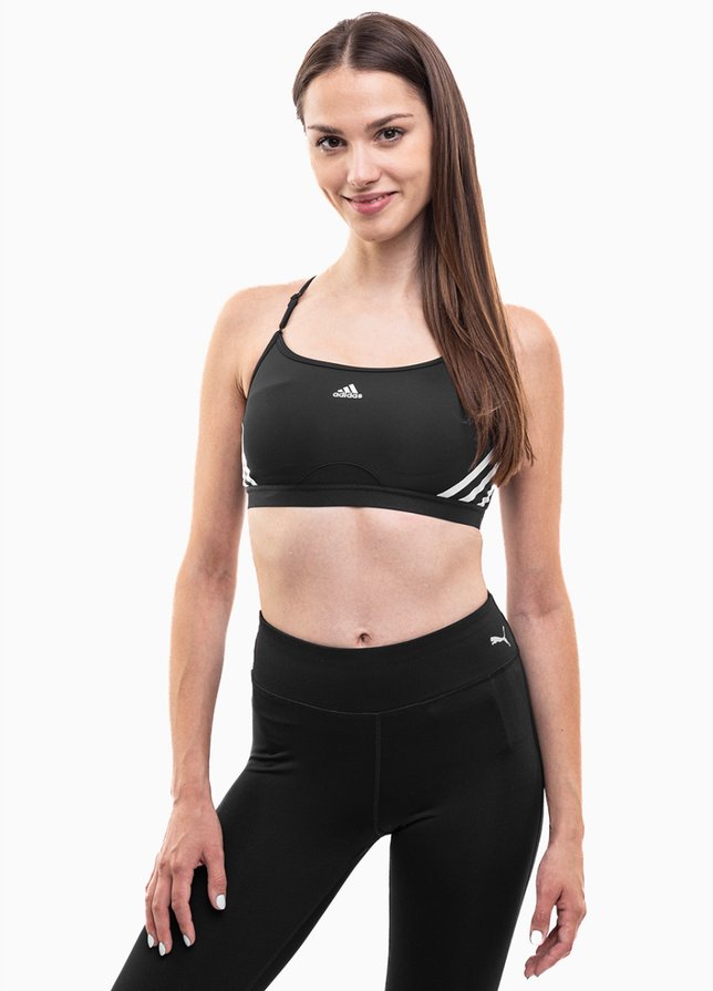 adidas Sutien sport Aeroreact Training Light-Support 3-Stripes Bra HC7862 adidas Sutien sport Aeroreact Training Light-Support 3-Stripes Bra HC7862