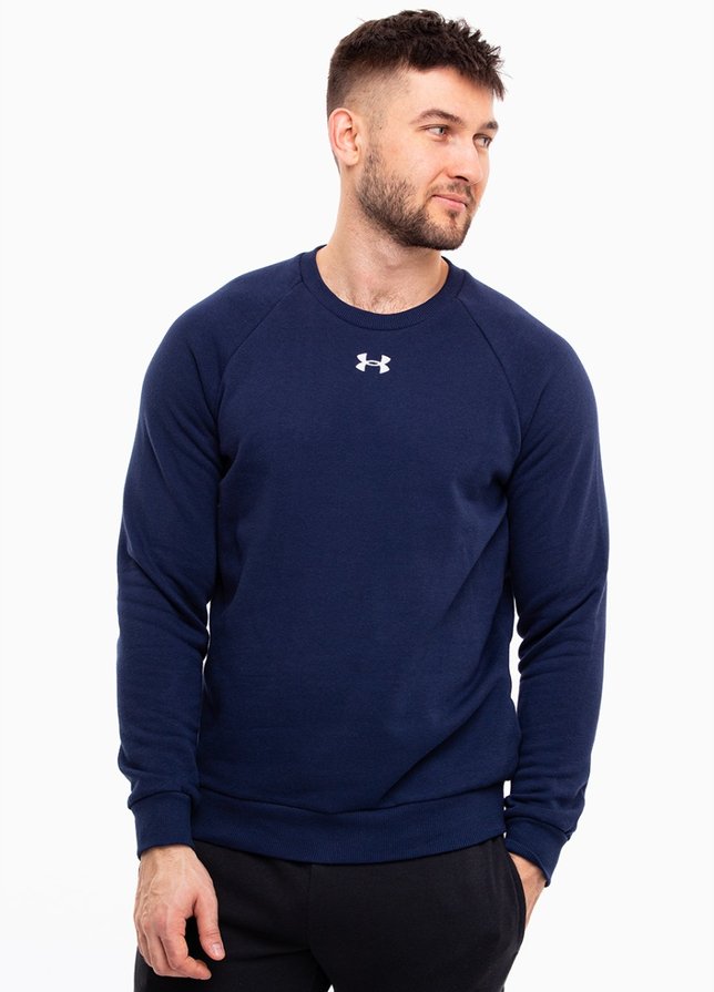 Under Armour Hanorac pentru bărbați Rival Fleece Crew 1379755 410 Under Armour Hanorac pentru bărbați Rival Fleece Crew 1379755 410