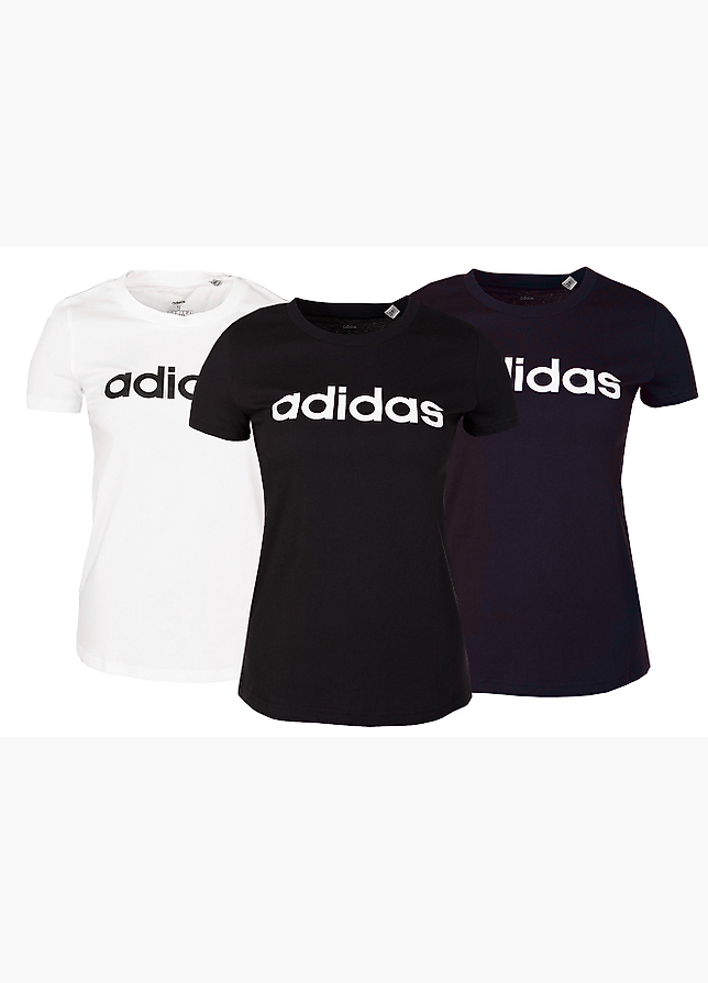adidas Set de tricouri pentru femei Essentials Slim T-Shirt GL0768/H07833/GL0769 adidas Set de tricouri pentru femei Essentials Slim T-Shirt GL0768/H07833/GL0769