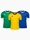 Imaginea variantei de produs adidas Zestaw koszulek dziecięcych Entrada 22 Jersey HG3948/HI2126/HI2127
