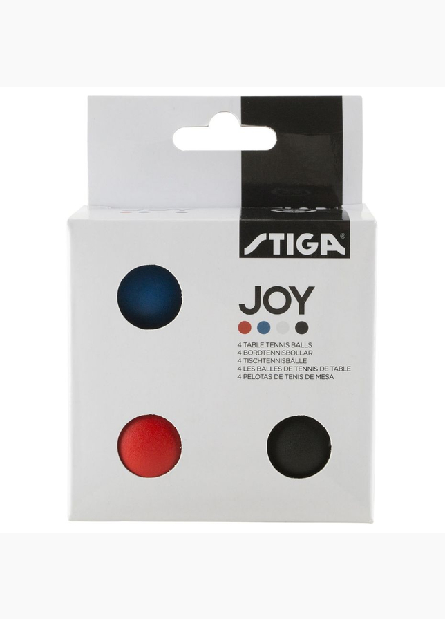 Stiga Set de mingi de tenis de masă Joy 4pcs Mix Stiga Set de mingi de tenis de masă Joy 4pcs Mix